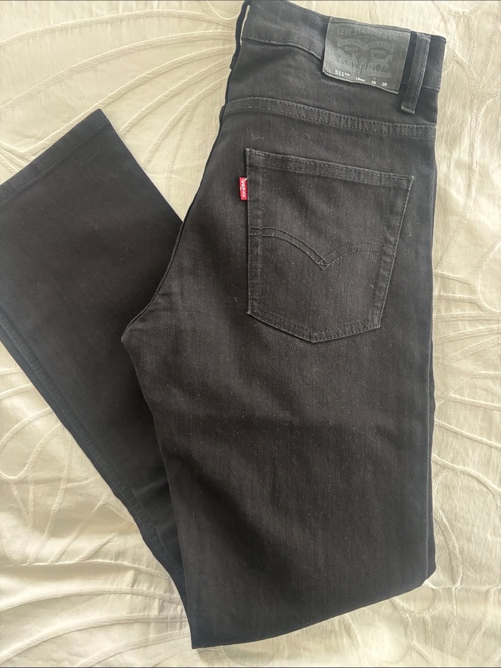 Levi's Kids Black Slim Jeans